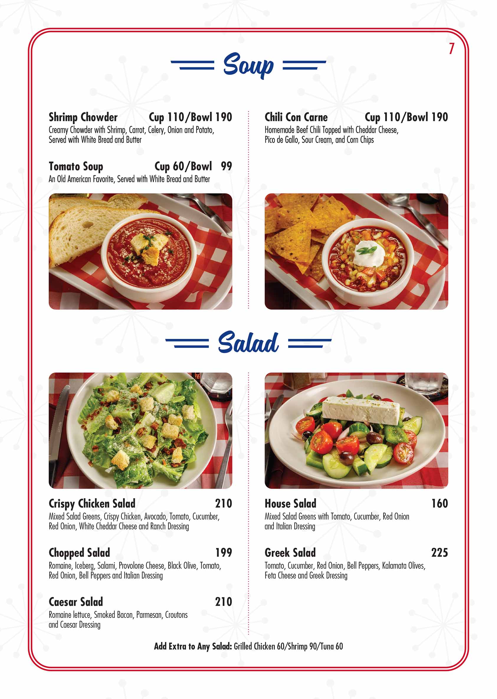 ROUTE 66 MENU page 7